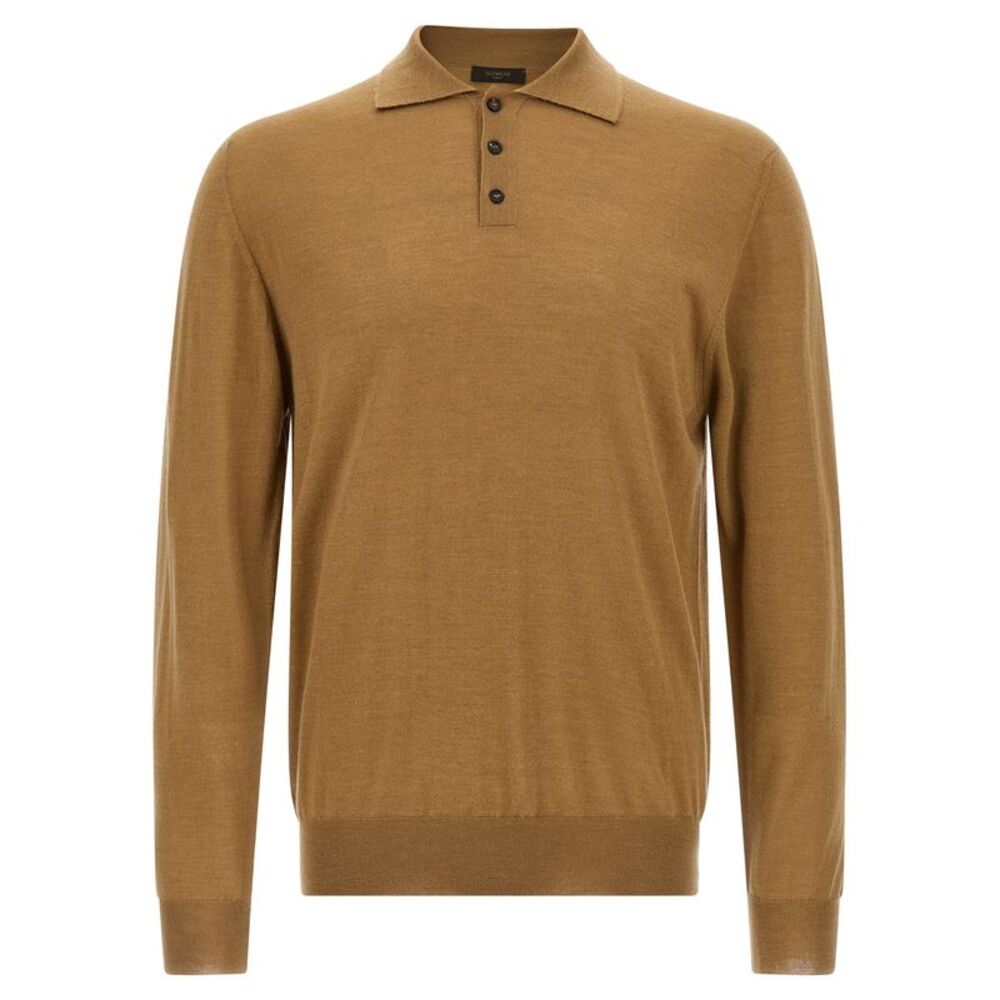 Zanone Men Virgin Wool Polo Shirt